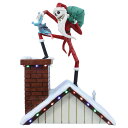 Enesco ディズニーショーケース ナイトメアービフォアクリスマス サンタジャック 煙突 ライト付き フィギュア