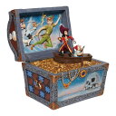 Enesco ディズニートラディションズ ジмショア ピーターパン トレジャーチェスト フック船長とスミー フィギュア