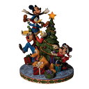 Enesco ディズニートラディションズ ジмショア ファブファイブ クリスマスツリー ライト付き フィギュア