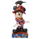 Enesco ジムショア ディズニートラディション ハロウィン スケアクロウ ミッキーマウス フィギュア