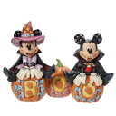 Enesco ディズニートラディションズ ジムショア ミッキーとミニー ハロウィン フィギュア