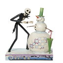 Enesco ディズニートラディションズ ジムショア ナイトメアービフォアクリスマス ジャックスケリントンと雪だるま フィギュア