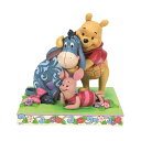 Enesco ディズニートラディションズ ジмショア くまのプーさん ピグレット イーヨー フィギュア