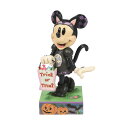 Enesco ディズニートラディションズ ジムショア ミニーマウス 黒猫コスチューム フィギュア|詳細画像