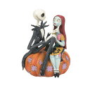 Enesco ディズニートラディションズ ジмショア ナイトメアービフォアクリスマス ジャックとサリー パンプキン フィギュア