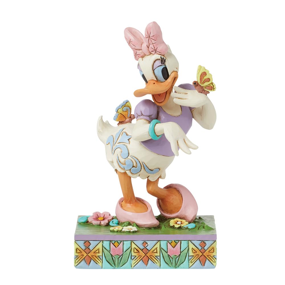 Enesco ディズニートラディションズ ジムショア デイジーダック 花と蝶 フィギュア