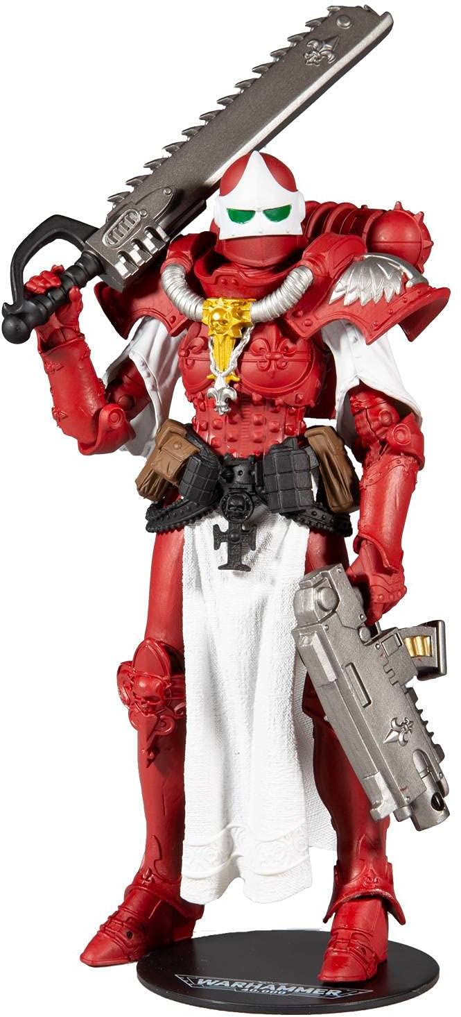 Rakuten - McFarlane Toys Warhammer 40,000 Adepta Sororitas Battle Sister The Order of the Bloody Rose アクションフィギュア 18cm