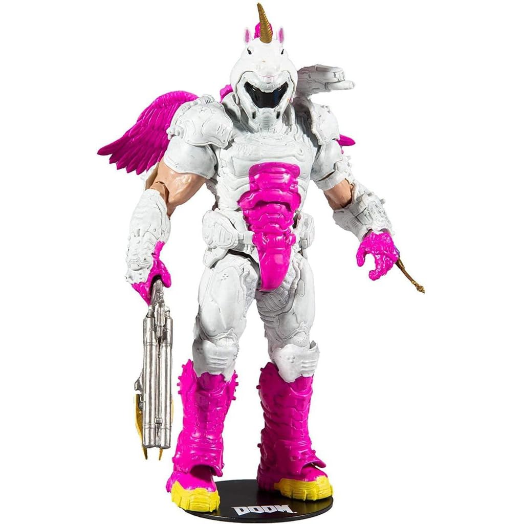 McFarlane Toys DOOM Eternal DOOMicorn Slayer アクションフィギュア 7インチ 約18cm