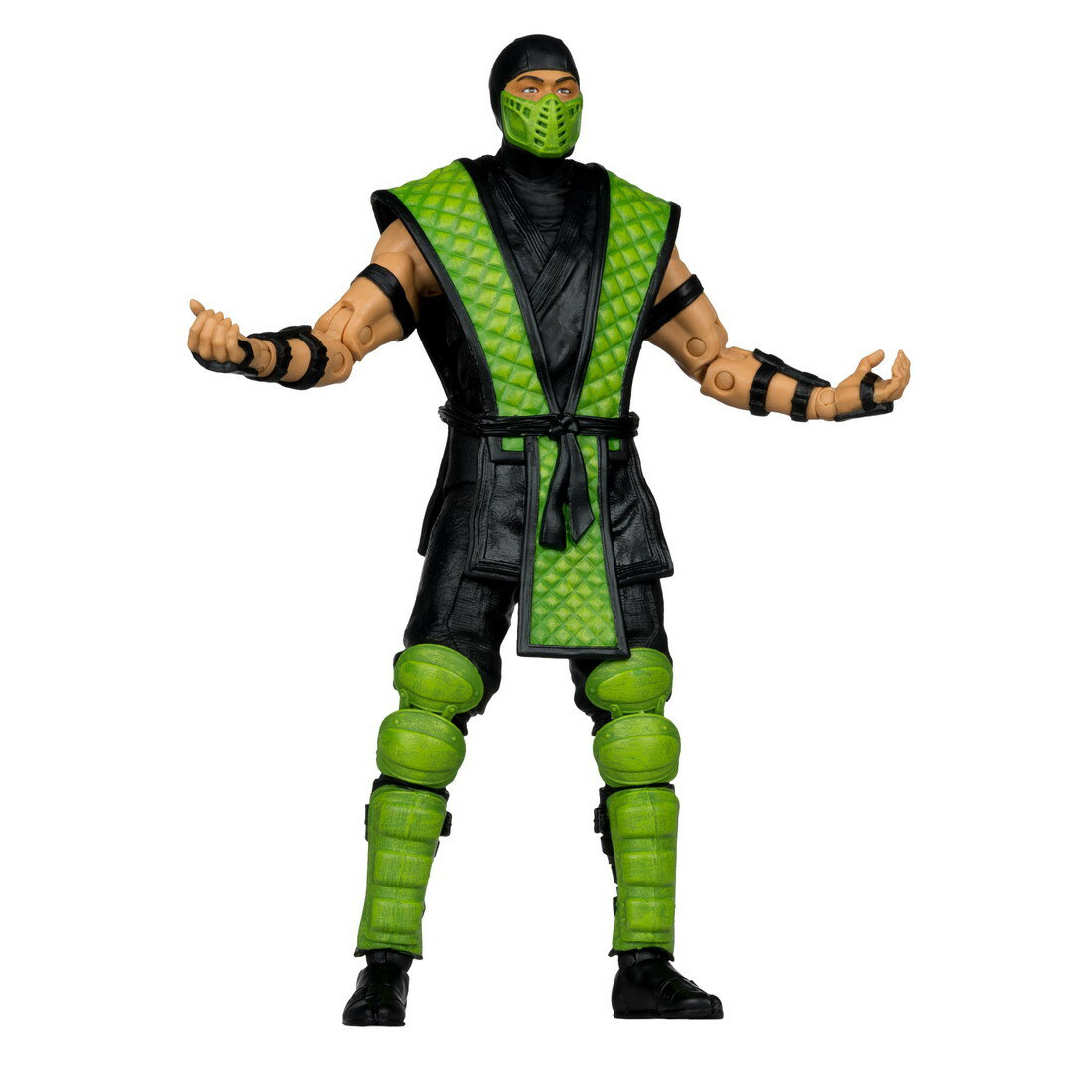 Rakuten - McFarlane Toys Mortal Kombat Klassic Reptile アクションフィギュア 7インチ 緑・黒