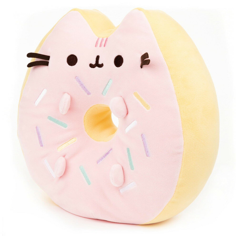GUND スプリンクルドーナツ Pusheen ふわふわぬいぐるみ 猫 ピンク/ミント 2