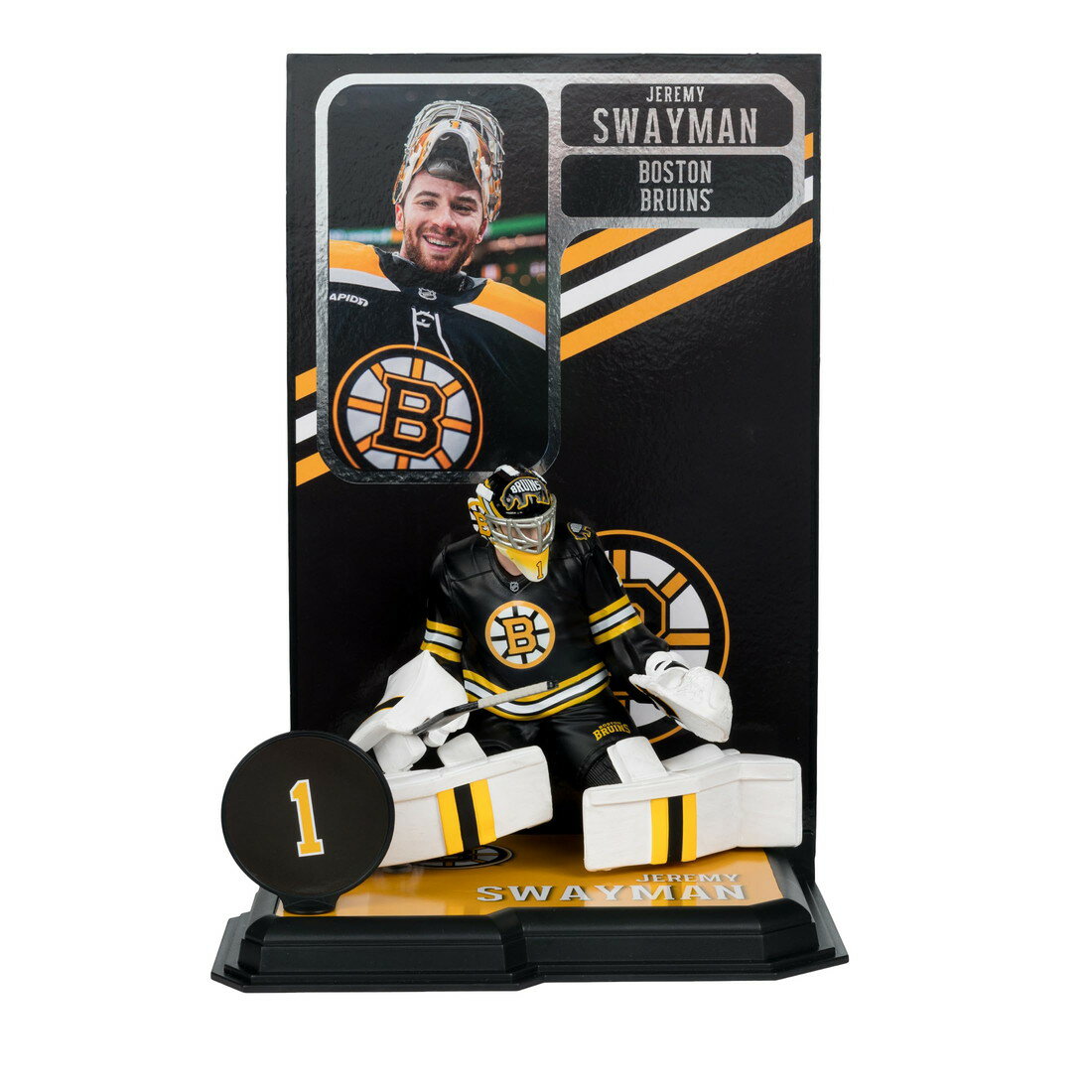 McFarlane Toys�ޥ��ե������ �ޥ��ե������ȥ��� Jeremy Swayman Boston Bruins NHL 7����� �ݡ����ե����奢 ...