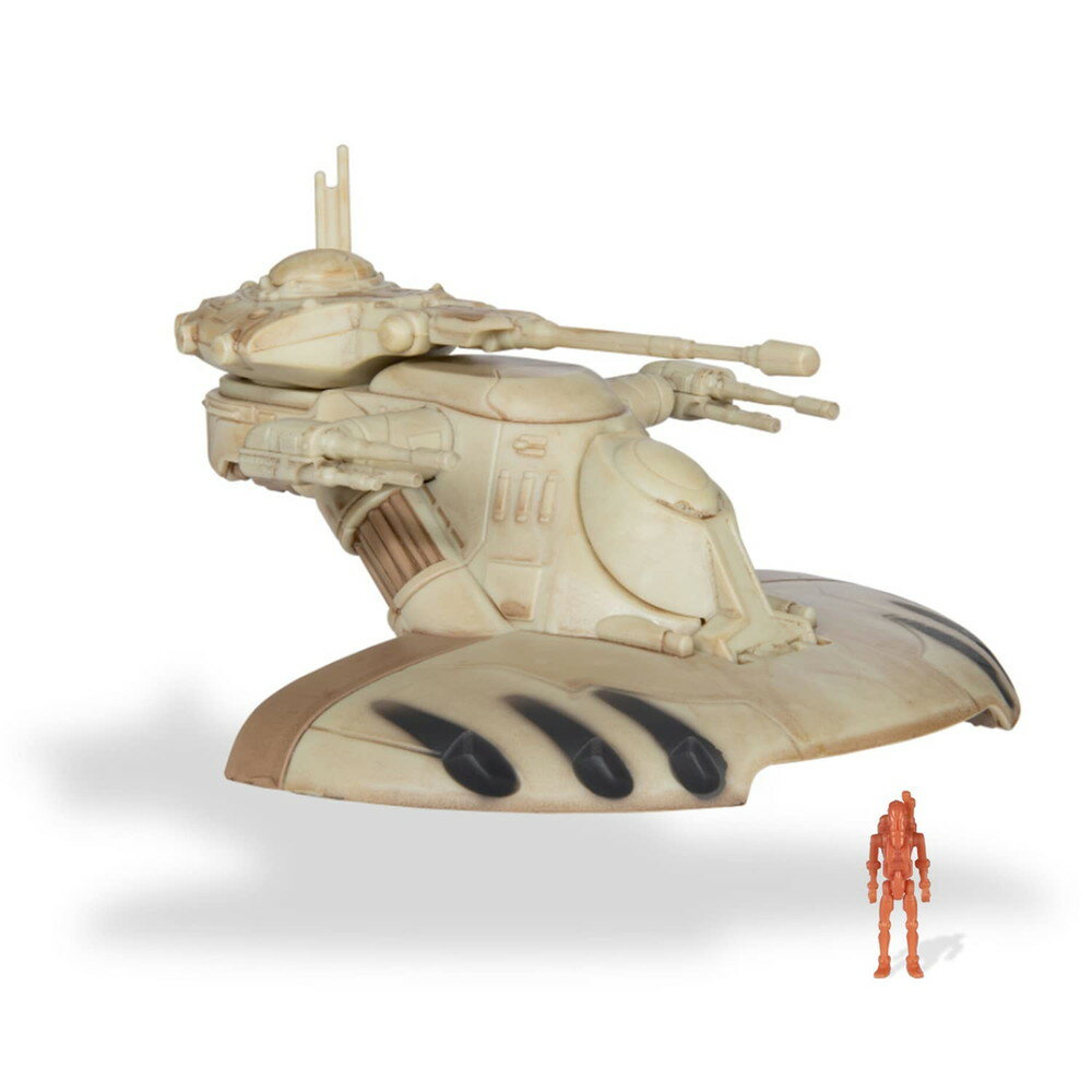 STAR WARS マイクロギャラクシースコードロン AAT Battle Tank 5インチ ビークル 1インチ Battle Droid..