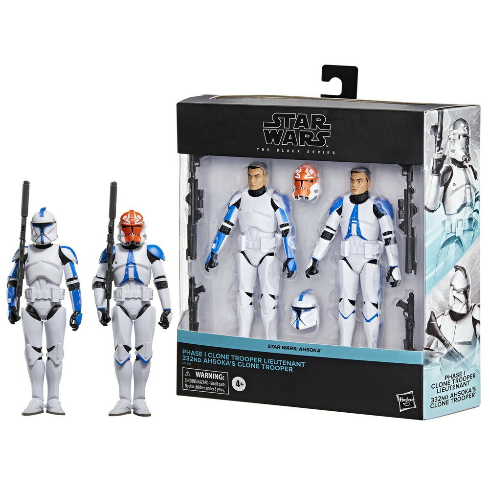 STAR WARS ブラックシリーズ Phase I Clone Trooper Lieutenant & 332nd Ahsoka Clone Trooper 15cm
