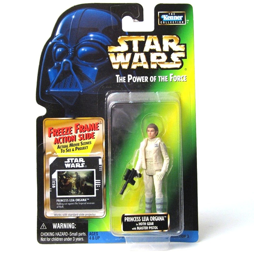 STAR WARS Power of The Force Freeze Frame Princess Leia Organa (Hoth Gear)