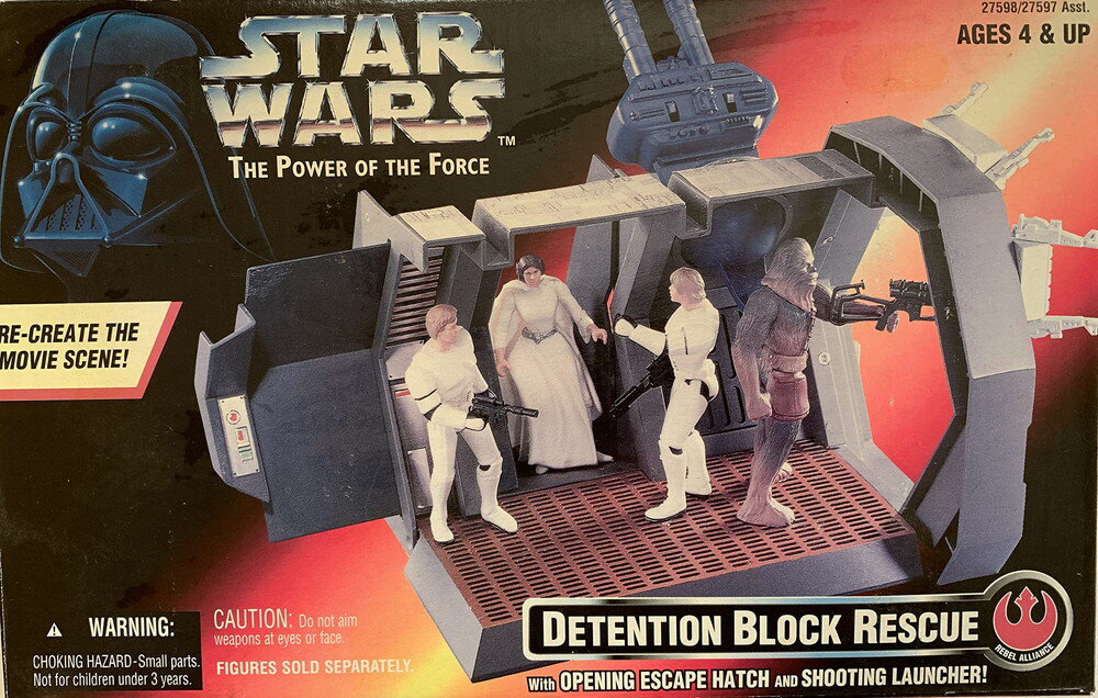 STAR WARS Power of the Force Detention Block Rescue プレイセット Kenner