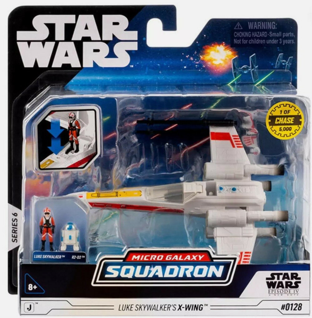 STAR WARS Luke Skywalker X-Wing Microgalaxy Squadron Chase