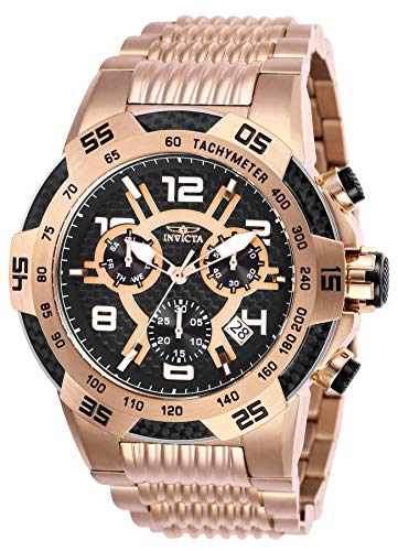 InvictaCrN^ Y Speedway Swiss Quartz Watch with Stainless Steel Strap, Rose Gold, 30 (Model: 25287) rv