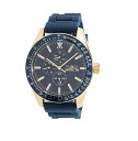 InvictaCrN^ Y AviatorArG[^[ 45mm Silicone Quartz Watch, Blue (Model: 38403) rv