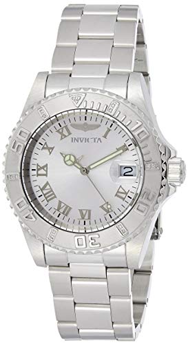 InvictaCrN^ fB[X 12819 Pro Diver Silver Dial Diamond Accented Watch rv