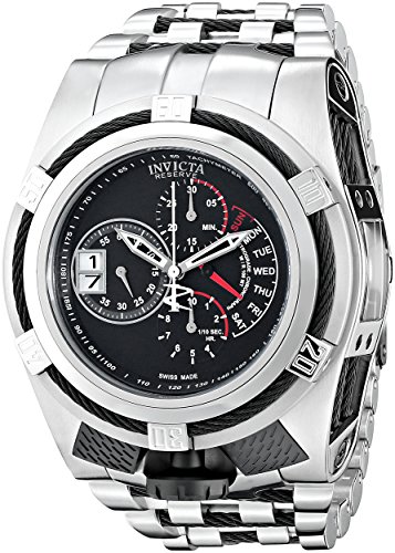 InvictaCrN^ Y 16955 Bolt AiOfBXvC Swiss Quartz Silver Watch rv