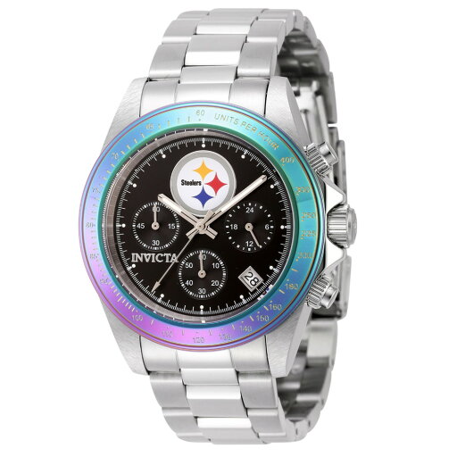 INVICTAインヴィクタ NFL ピッツバーグ・スティーラーズ メンズ 腕時計 40mm スチール (44982) INVICTAインヴィクタ NFL ピッツバーグ・スティーラーズ メンズ 腕時計 40mm スチール (44982)