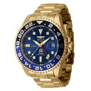 INVICTAインヴィクタ Grand Diver NH34 GMT 自動巻き メンズ 腕時計 47mm ゴールド (45671)