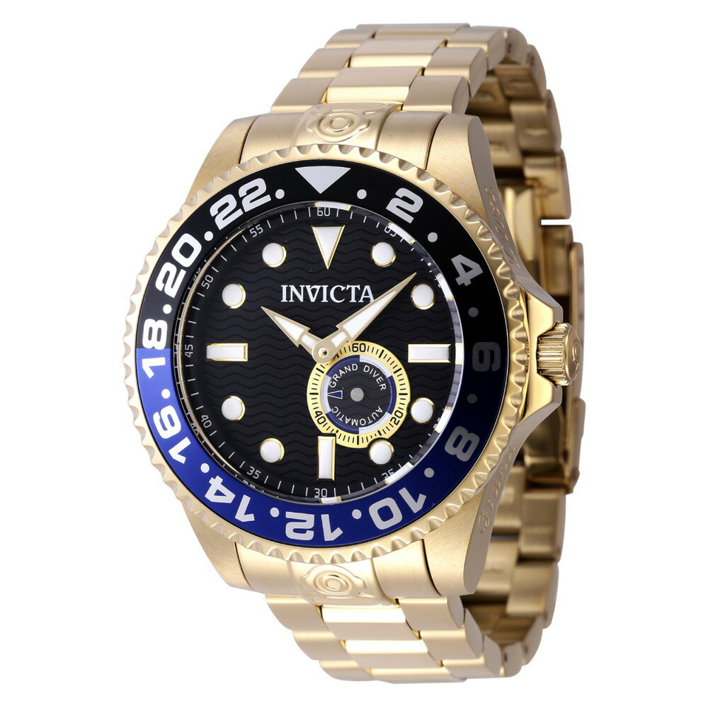 INVICTAインヴィクタ Grand Diver 自動巻き メンズ 腕時計 47mm ゴールド (47298)