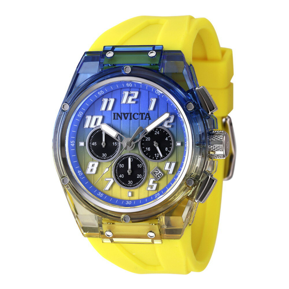 INVICTAインヴィクタ S1 Rally Prism メンズ 腕時計 44mm イエロー (47348)