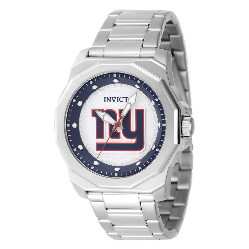 INVICTAインヴィクタ NFL ニューヨーク・ジャイアンツ メンズ 腕時計 42mm スチール (47926)