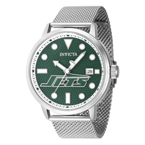 INVICTAインヴィクタ NFL ニューヨーク・ジェッツ メンズ 腕時計 44mm スチール (47980)