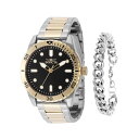 INVICTAインヴィクタ?Specialty メンズ 腕時計 ブレスレットセット - 43mm, ゴールド, スチール (48309)