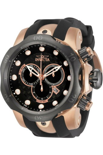 Invictaインビクタ リザーブコレクション ヴェノム クロノグラフ ブラック ポリウレタン 腕時計 Invictaインビクタ リザーブコレクション ヴェノム クロノグラフ ブラック ポリウレタン 腕時計