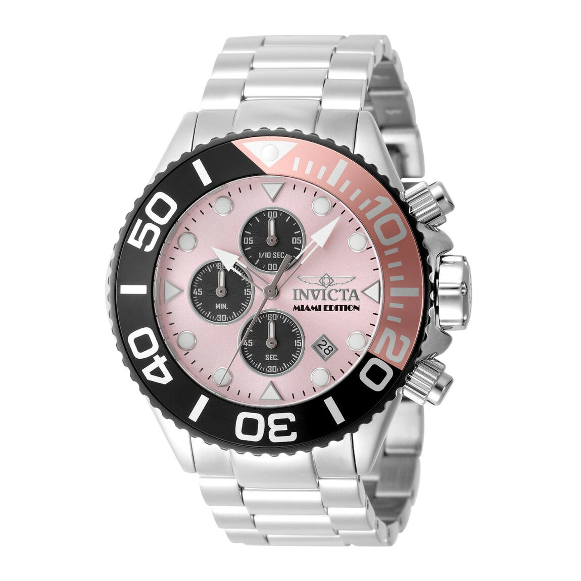 Invicta Grand Diver Miami Edition 腕時計 52mm ケース 3色カラー ステンレス メタル文字盤 メンズ 48593