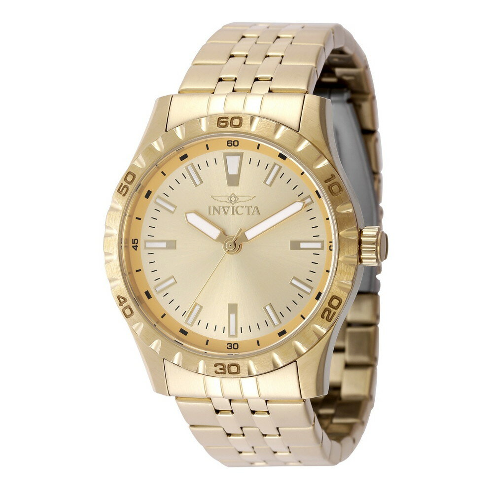 Invictaインビクタ Specialty メンズ 腕時計 ゴールド ブレスレットセット クォーツ ステンレス 50m防水 42mm