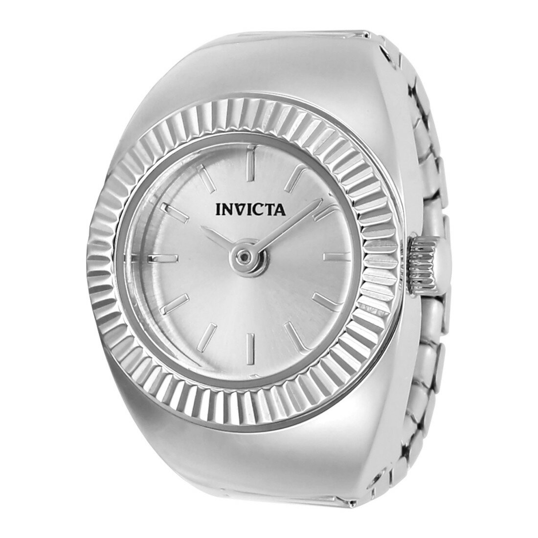 Rakuten - Invictaインビクタ ミニエンジェル レディース リングウォッチ 指輪時計 クオーツ 16.5mm ステンレス シルバー 生活防水