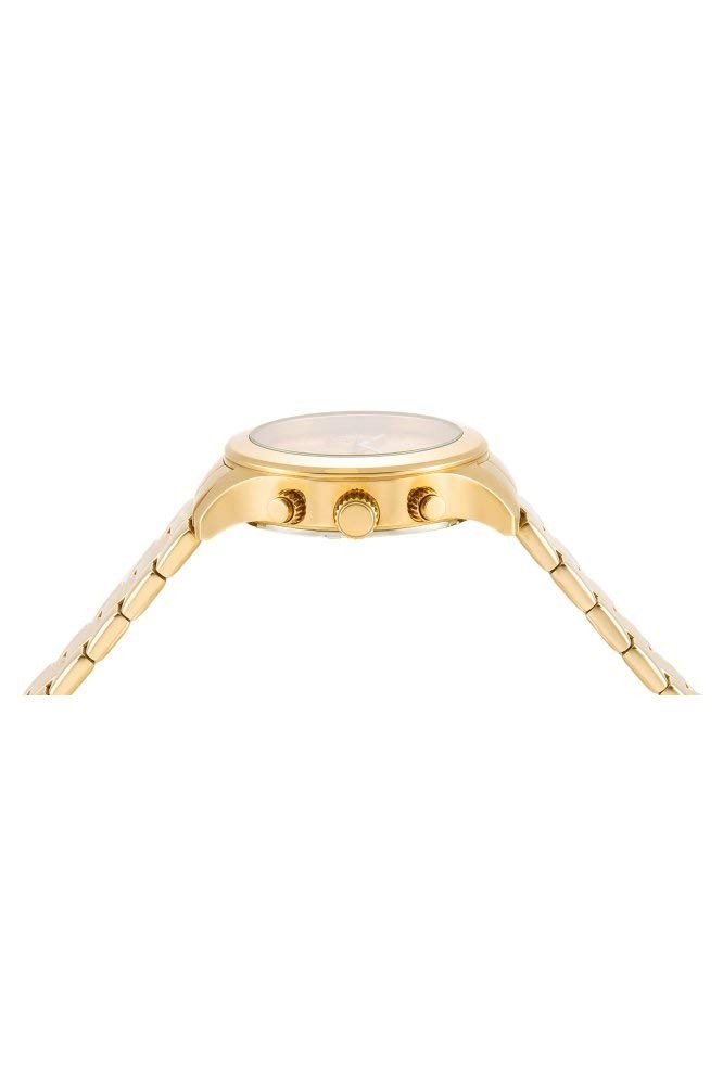 Basqueバスクのインビクタ Angel レディース クォーツ クロノグラフ 100m防水 ゴールド ステンレス 38mm｜アングル2