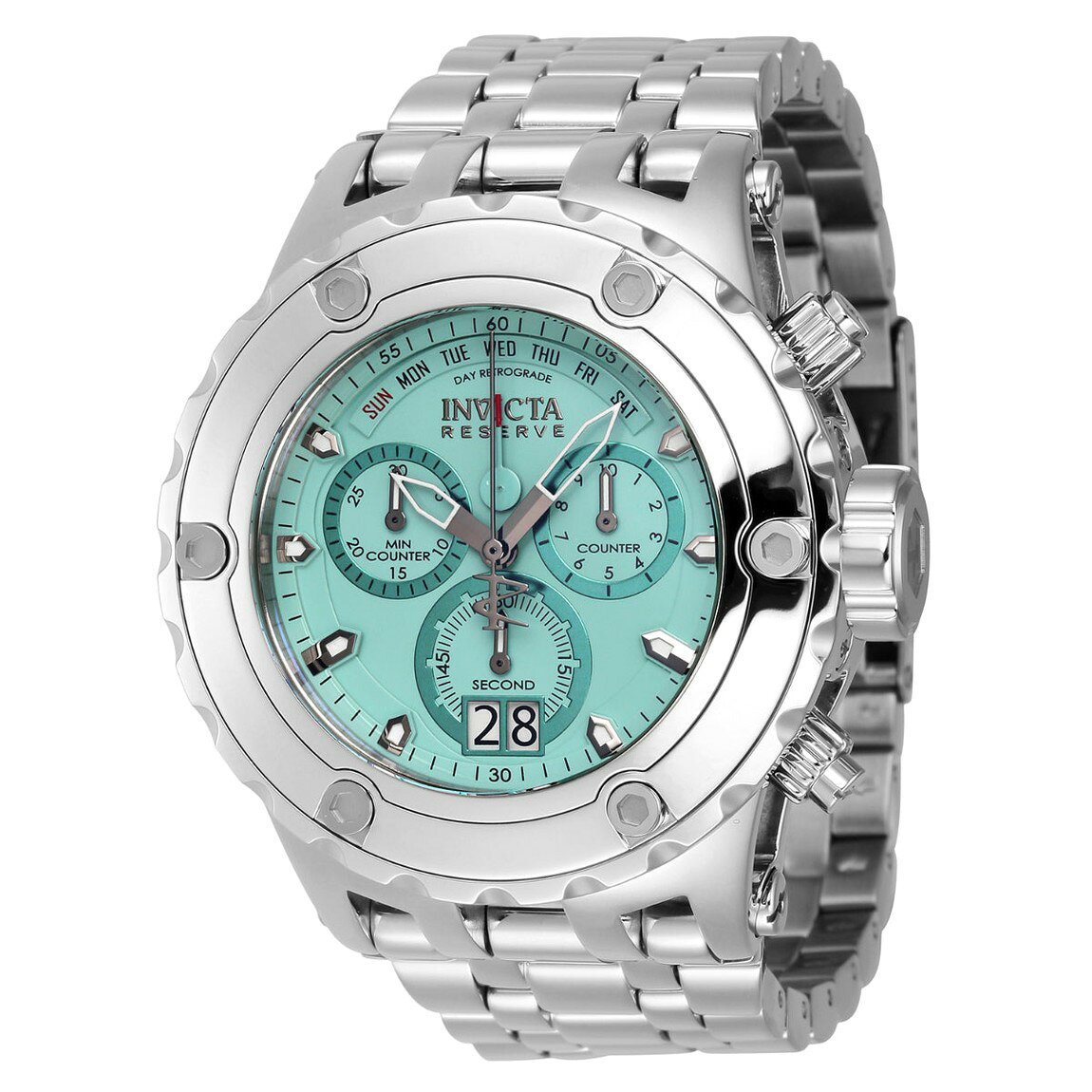 Invicta Reserve Specialty Subaqua 腕時計 52mm ターコイズ文字盤 スチール メンズ 433 basque-10175649 Basqueバスク パッケージ画像