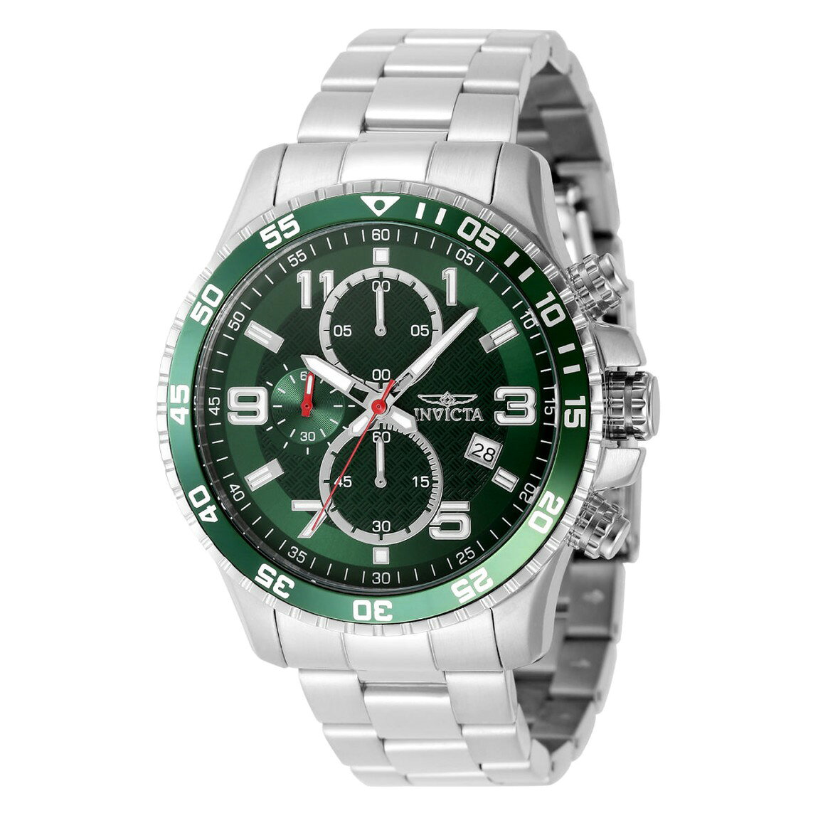 Invicta Specialty 腕時計 45mm グリーン文字盤 ステンレス メンズ 49094