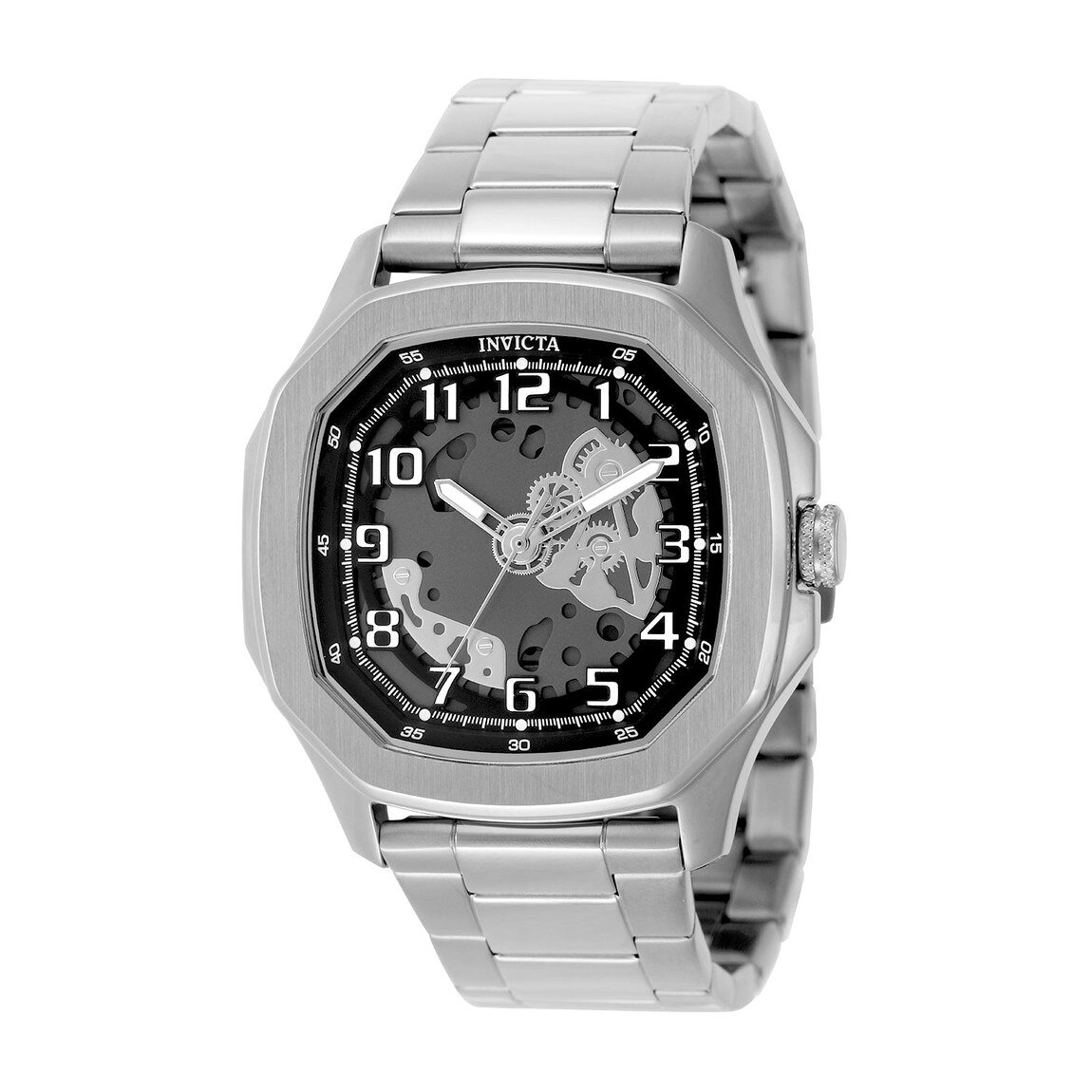 Invicta S1 Rally Diablo 腕時計 46mm ケース径 スチール ガンメタル文字盤 ステンレスバンド メンズ 50604