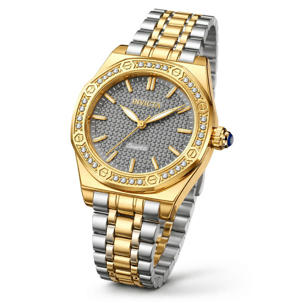 Invicta Wildflower 腕時計 ケース径33mm ゴールド チャコール/カッパー文字盤 レディース 69369