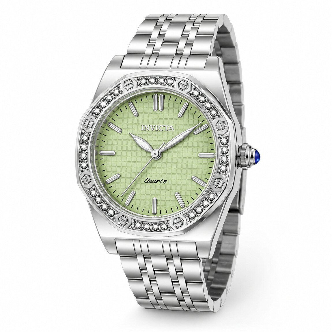 Invicta Wildflower 腕時計 33mm グリーン/コッパー文字盤 ステンレススチール レディース 69374