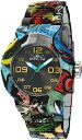 Invictaインビクタ レディース 40mm Grand Pro Diver Hydroplated Graffiti Yellow Hour Marks Stainless Steel Watch (Model: 43236) 腕時計