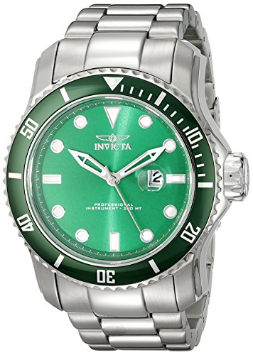 InvictaCrN^ Y 20096 Pro Diver AiOfBXvC Japan Silver-Tone Watch rv