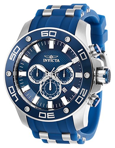 InvictaCrN^ Men Pro Diver Quartz Watch, Blue, 26085 rv