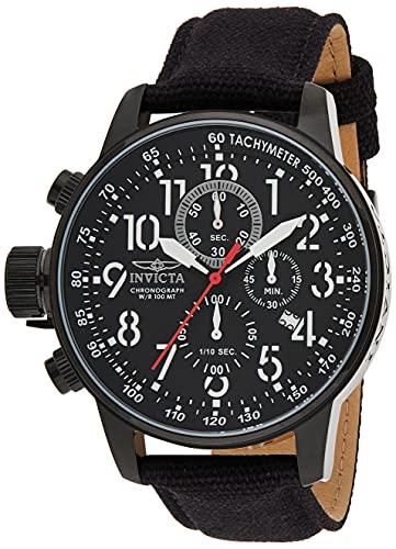 InvictaCrN^ Y 1517 I Force Collection Stainless Steel and Cloth Strap Watch rv