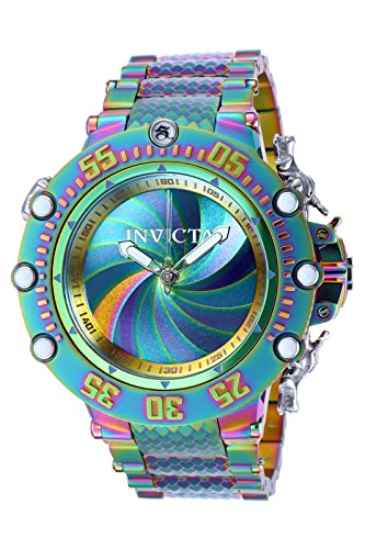 InvictaCrN^ 52mm Y Subaqua Shutter NmOt Quartz Y Watch Iridescent 32468 rv