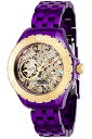 Invictaインビクタ Pro Diver 0.0924 Carat Diamond Automatic レディース Watch w/Abalone Dial - 36mm. Purple (39854) 腕時計