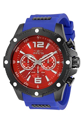 InvictaCrN^ Y I-Force 50mm Stainless Steel, Silicone Quartz Watch, Black (Model: 34020) rv