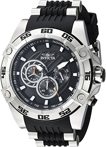 InvictaCrN^ Y 25505 Speedway Analog Display Quartz Black Watch rv