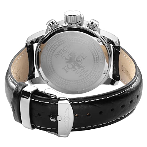 Invictaインビクタ メンズ I-Force Left Handed Quartz Watch with Leather Strap, Black (Model: 2770) 腕時計 3